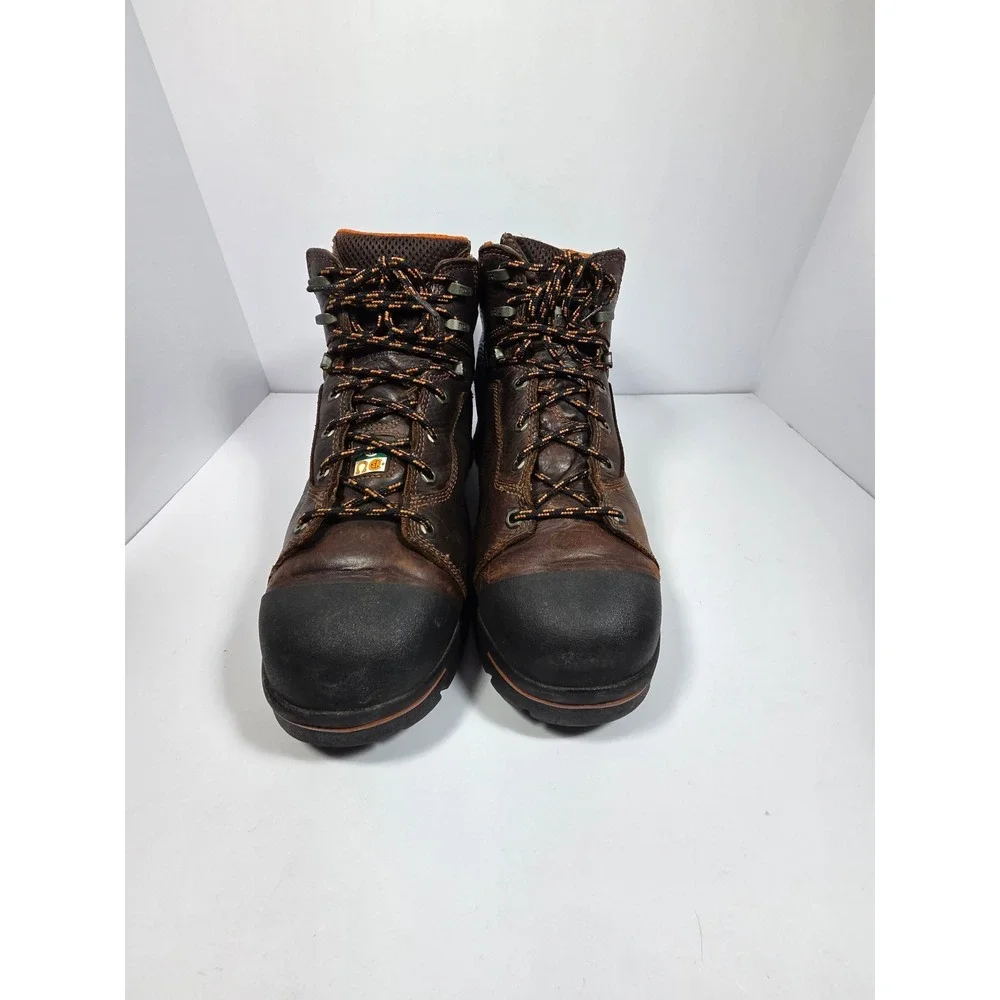 Timberland PRO Work Boots Endurance Steel Toe 13M Brown Rugged Gorpcore A3401